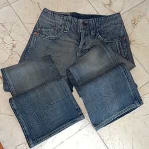 ROCK & REPUBLIC JOHNNY JHNMP ButtonFly Bootcut Denim Jeans Pants